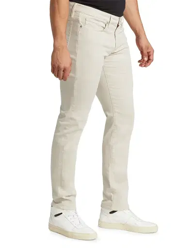 Frame Men's L'Homme Slim-Fit Jeans - Milk Beige - Size 42 | Thumbnail 4