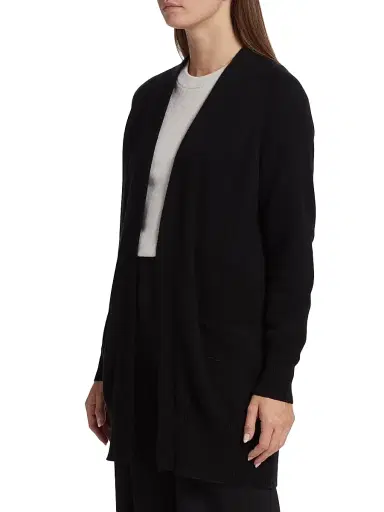 Vince Women's Shawl Collar Cardigan - Black - Size XS | Thumbnail 4 Vince Women's Shawl Collar Cardigan - Black - Size XS | Thumbnail 4