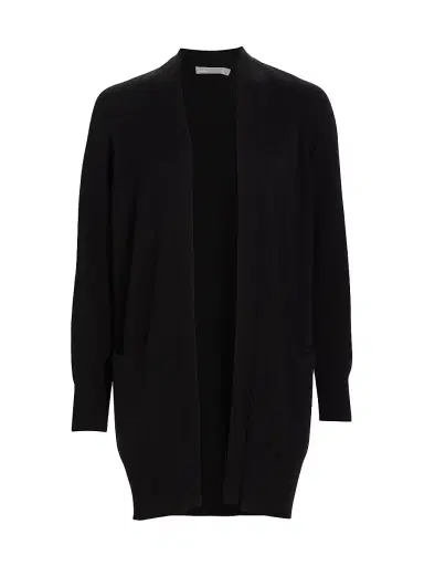 Vince Women's Shawl Collar Cardigan - Black - Size XS | Thumbnail 1 Vince Women's Shawl Collar Cardigan - Black - Size XS | Thumbnail 1