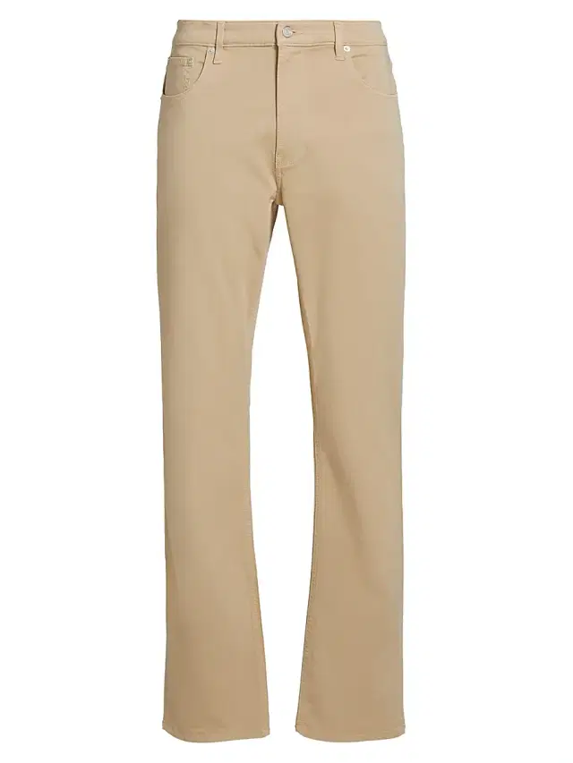 Men's Modern Straight-Leg Pants - Beige