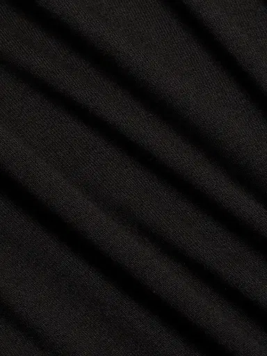 Vince Women's Turtleneck Knit Midi-Dress - Black | Thumbnail 7 Vince Women's Turtleneck Knit Midi-Dress - Black | Thumbnail 7