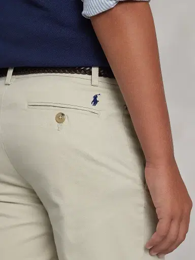 Polo Ralph Lauren Little Boy's Straight-Fit Stretch Twill Shorts - Basic Sand - Size 3 | Thumbnail 3