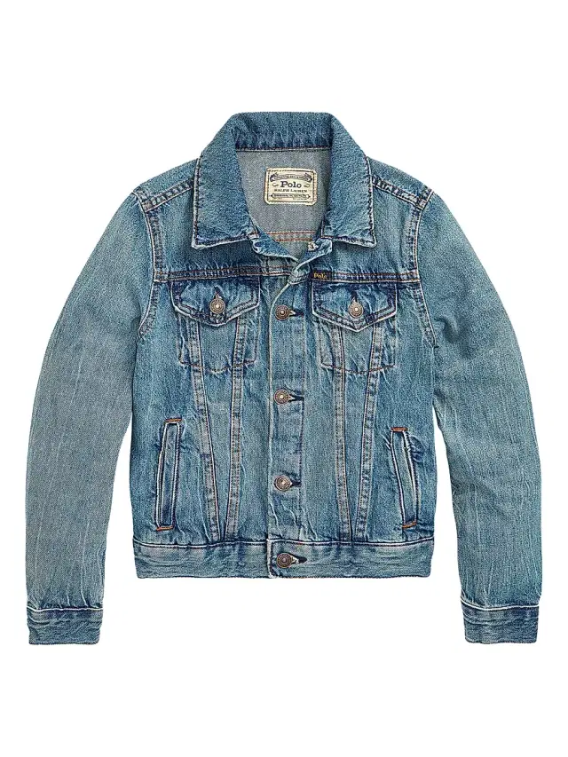 Little Girl's & Girl's Denim Trucker Jacket - Dafnie Wash