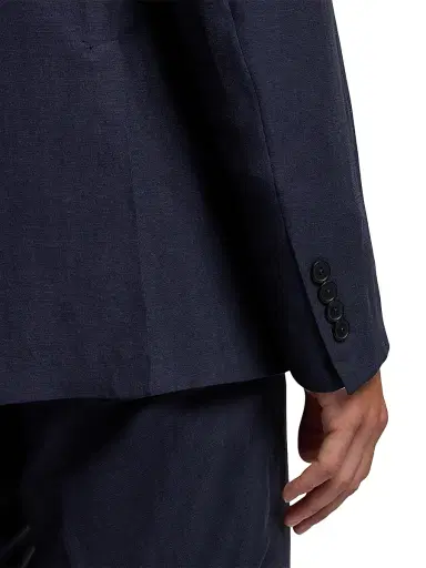 Ralph Lauren Purple Label Men's Hadley Hand-Tailored Silk-Linen Jacket | Thumbnail 7