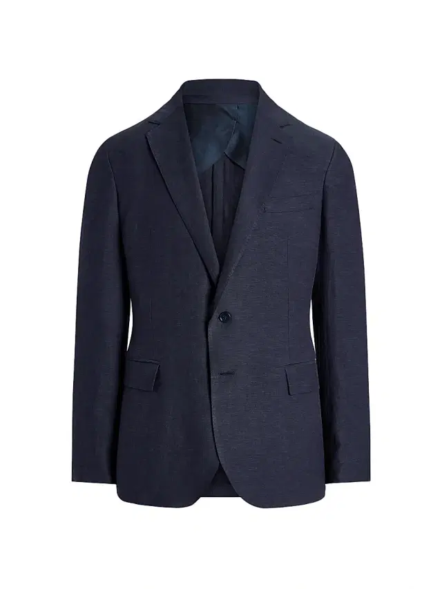 Men's Hadley Hand-Tailored Silk-Linen Jacket - Classic Chairman Navy
