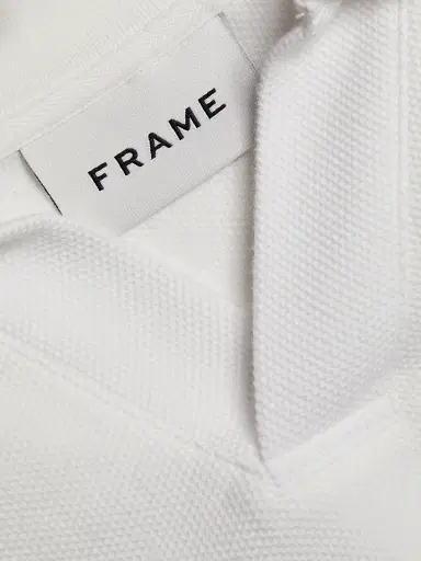 Frame Men's Johnny Collar Polo Shirt - Off White - Size XXL | Thumbnail 7 Frame Men's Johnny Collar Polo Shirt - Off White - Size XXL | Thumbnail 7