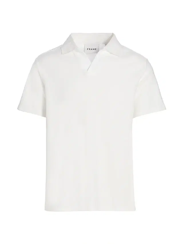 Men's Johnny Collar Polo Shirt - Off White