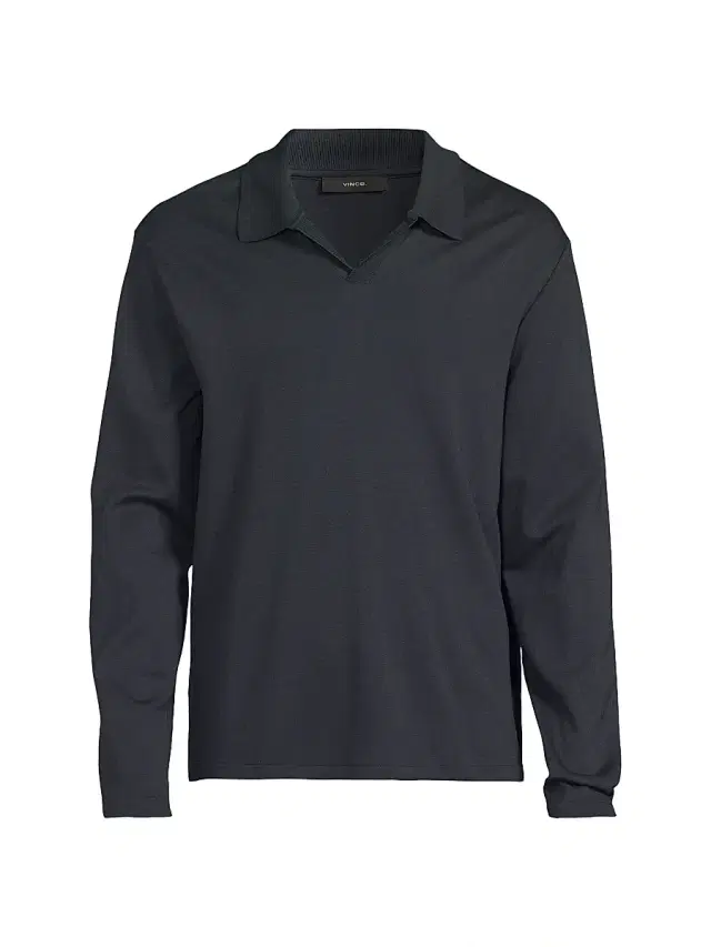 Vince Men's Milano Johnny Collar Shirt - Coastal