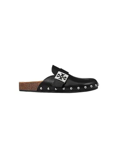 Tory Burch Women's Mellow Suede Buckle Clogs - Black - Size 8.5 | Thumbnail 1 Tory Burch Women's Mellow Suede Buckle Clogs - Black - Size 8.5 | Thumbnail 1
