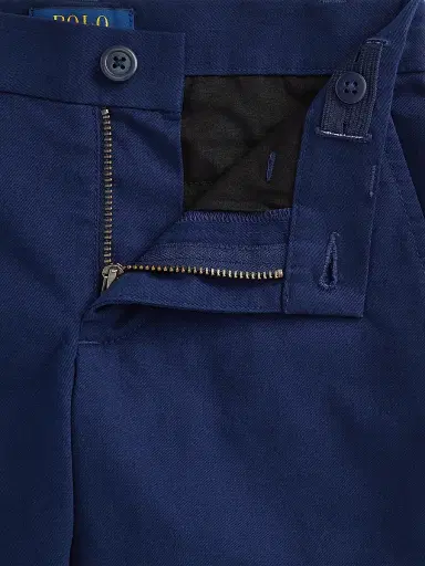 Polo Ralph Lauren Little Boy's Straight-Fit Stretch Twill Shorts - Aviator Navy - Size 3 | Thumbnail 3