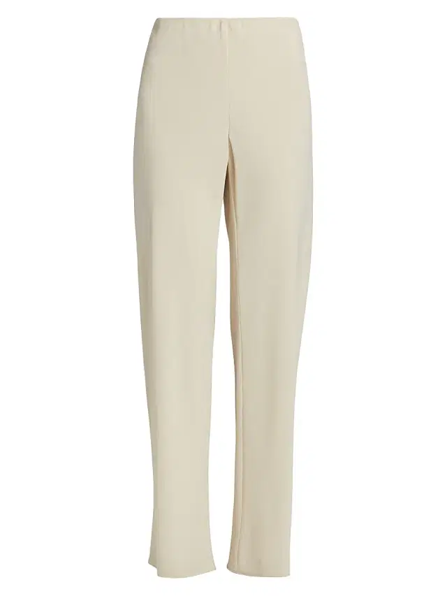 Vince Women's Colette High-Rise Crepe Bias Pants - Shell