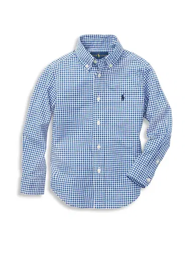 Polo Ralph Lauren Little Boy's & Boy's Gingham Check Shirt | Thumbnail 1 Polo Ralph Lauren Little Boy's & Boy's Gingham Check Shirt | Thumbnail 1