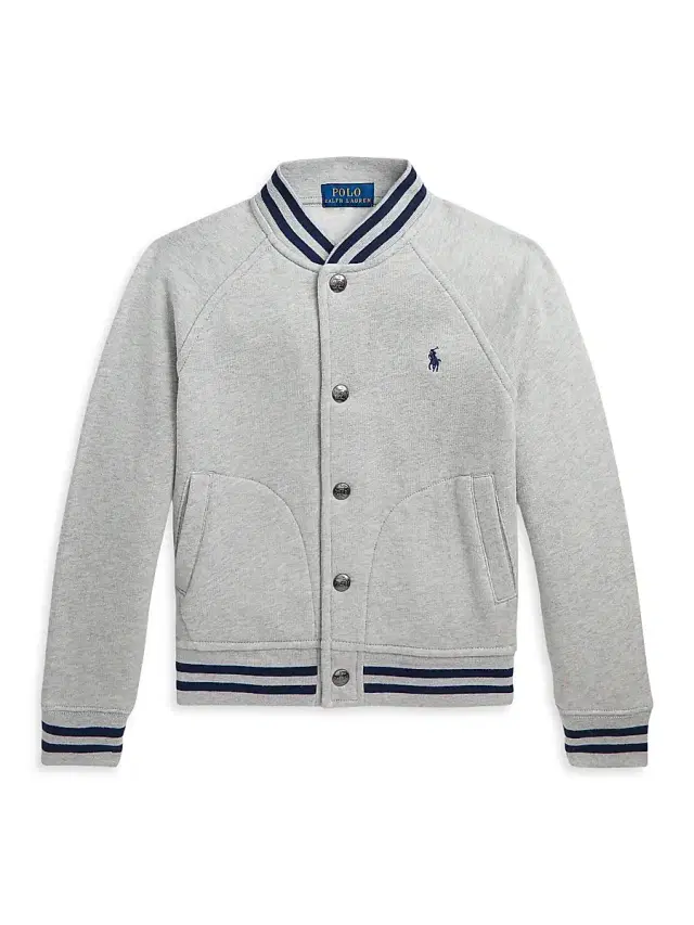 Polo Ralph Lauren Little Boy's & Boy's Knit Bomber Jacket - Andover Heather