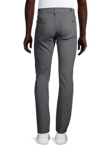 7 For All Mankind Men's Slimmy Clean Pocket Jeans - Gunmetal | Thumbnail 5 7 For All Mankind Men's Slimmy Clean Pocket Jeans - Gunmetal | Thumbnail 5
