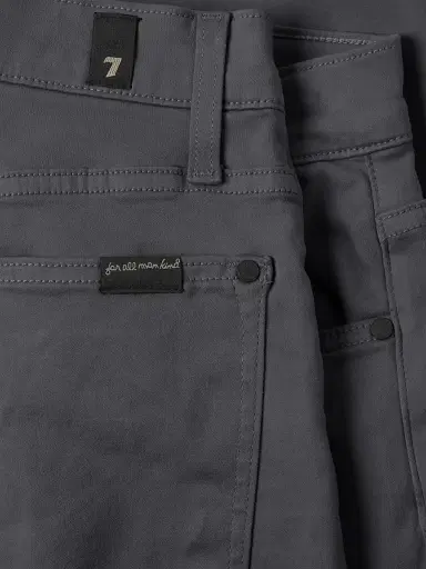 7 For All Mankind Men's Slimmy Clean Pocket Jeans - Gunmetal | Thumbnail 6 7 For All Mankind Men's Slimmy Clean Pocket Jeans - Gunmetal | Thumbnail 6