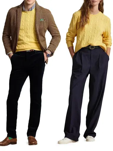 Polo Ralph Lauren Men's Cashmere Cable-Knit Sweater - Fall Yellow - Size XXL | Thumbnail 6