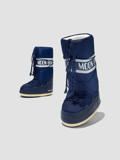 Moon Boot Men's Unisex Icon Nylon Boots - Blue - Size 11.5 | Thumbnail 3 Moon Boot Men's Unisex Icon Nylon Boots - Blue - Size 11.5 | Thumbnail 3