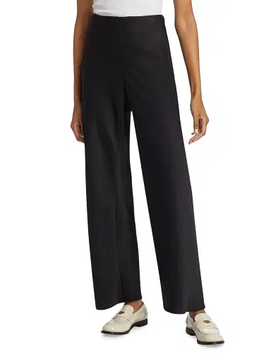 Vince Women's Colette High-Rise Fluid Satin Bias Pants | Thumbnail 3 Vince Women's Colette High-Rise Fluid Satin Bias Pants | Thumbnail 3
