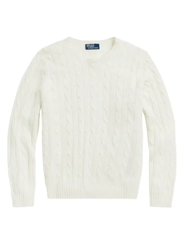 Polo Ralph Lauren Men's Cashmere Cable-Knit Sweater - Chic Cream