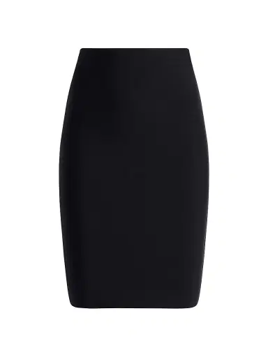 Commando Women's Two-Faced Tech High-Rise Half Slip - Black - Size Large | Thumbnail 1