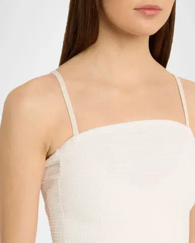 Ramy Brook Calista Smocked Strapless Side-Split Coverup Dress | Thumbnail 5