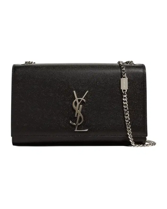 Saint Laurent Kate Medium YSL Crossbody Bag in Grained Leather