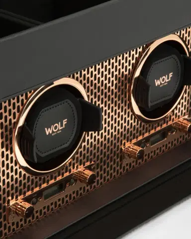 WOLF Axis Double Watch Winder with Storage | Thumbnail 2