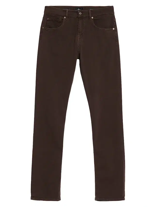 7 For All Mankind Men's The Straight Slim-Fit Jeans - Dark Olive