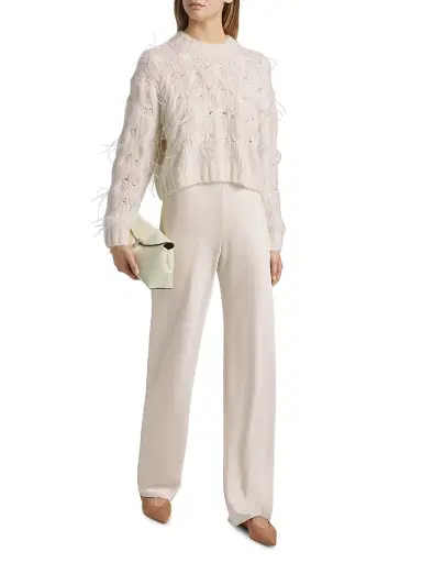 Vince Women's Colette High-Rise Fluid Satin Bias Pants | Thumbnail 2 Vince Women's Colette High-Rise Fluid Satin Bias Pants | Thumbnail 2