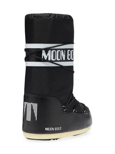 Moon Boot Men's Unisex Icon Nylon Boots - Black - Size 11.5 | Thumbnail 2 Moon Boot Men's Unisex Icon Nylon Boots - Black - Size 11.5 | Thumbnail 2