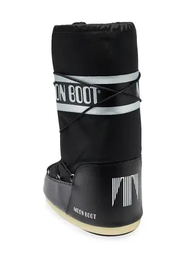 Moon Boot Men's Unisex Icon Nylon Boots - Black - Size 11.5 | Thumbnail 4 Moon Boot Men's Unisex Icon Nylon Boots - Black - Size 11.5 | Thumbnail 4