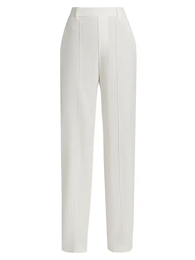 Vince Women's Joan High-Rise Linen-Blend Pants - Off White