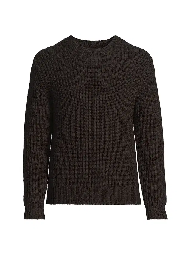 Vince Men's Utility Shaker Crewneck Sweater - Heather Mission
