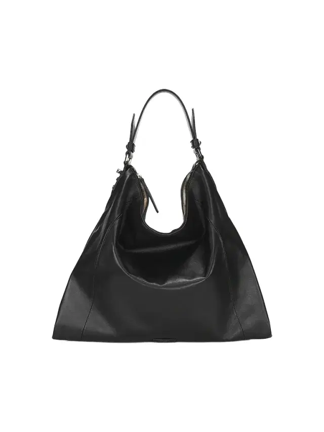Jimmy Choo Women's Ana Leather Hobo Bag - Black