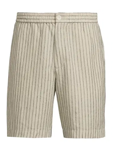 Vince Men's Ballstone Striped Hemp Shorts - Parchment - Size XXL | Thumbnail 1