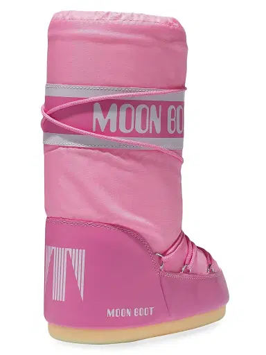 Moon Boot Men's Unisex Icon Nylon Boots - Pink - Size 11.5 | Thumbnail 2 Moon Boot Men's Unisex Icon Nylon Boots - Pink - Size 11.5 | Thumbnail 2