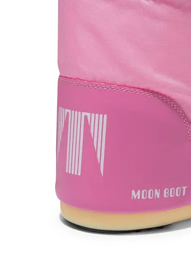 Moon Boot Men's Unisex Icon Nylon Boots - Pink - Size 11.5 | Thumbnail 4 Moon Boot Men's Unisex Icon Nylon Boots - Pink - Size 11.5 | Thumbnail 4
