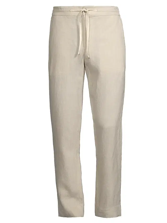 Vince Men's Lightweight Hemp Pants - Pumice Rock