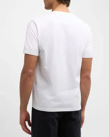 Frame Men's Heavyweight Cotton Crewneck Classic Fit T-Shirt | Thumbnail 3