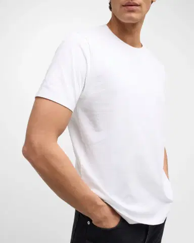 Frame Men's Heavyweight Cotton Crewneck Classic Fit T-Shirt | Thumbnail 6