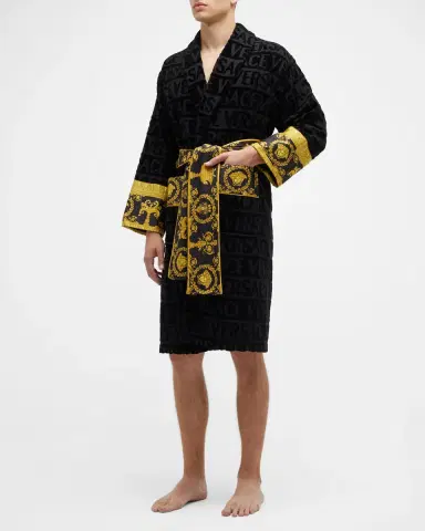 Versace Unisex Barocco Sleeve Robe | Thumbnail 2 Versace Unisex Barocco Sleeve Robe | Thumbnail 2