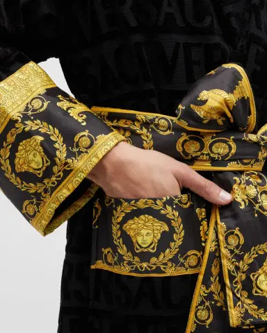 Versace Unisex Barocco Sleeve Robe | Thumbnail 5 Versace Unisex Barocco Sleeve Robe | Thumbnail 5