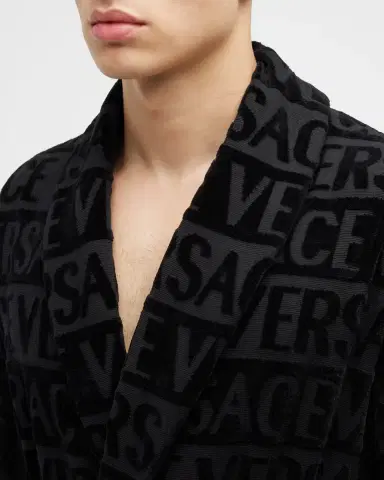 Versace Unisex Barocco Sleeve Robe | Thumbnail 6 Versace Unisex Barocco Sleeve Robe | Thumbnail 6