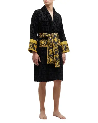 Versace Unisex Barocco Sleeve Robe | Thumbnail 1 Versace Unisex Barocco Sleeve Robe | Thumbnail 1