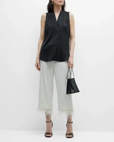 Kobi Halperin Mila Silk-Stretch Sleeveless Top | Thumbnail 2