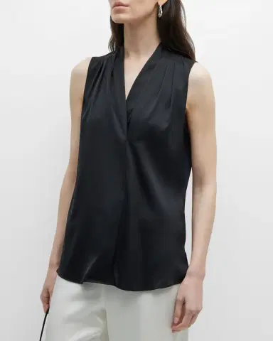 Kobi Halperin Mila Silk-Stretch Sleeveless Top | Thumbnail 4