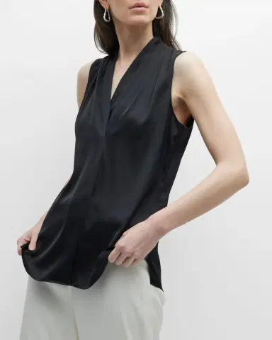 Kobi Halperin Mila Silk-Stretch Sleeveless Top | Thumbnail 7