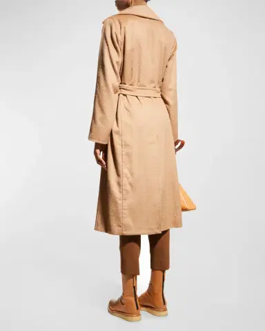 Max Mara Manuela Belted Camel Hair Coat | Thumbnail 4