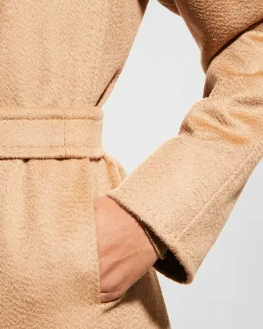 Max Mara Manuela Belted Camel Hair Coat | Thumbnail 5