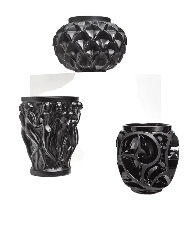 Lalique Bacchantes Crystal Vase